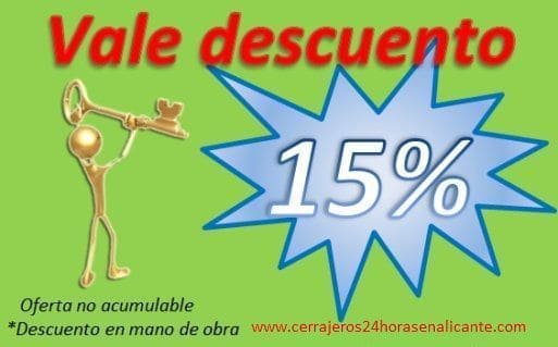 Cupon descuento 15%